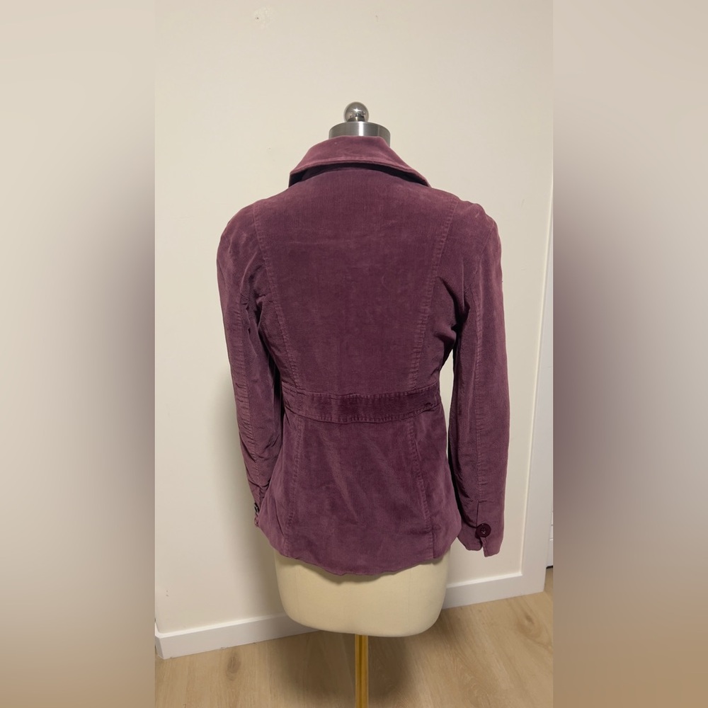 Ambition Women's Plum Pea Coat - Picture 5 of 5